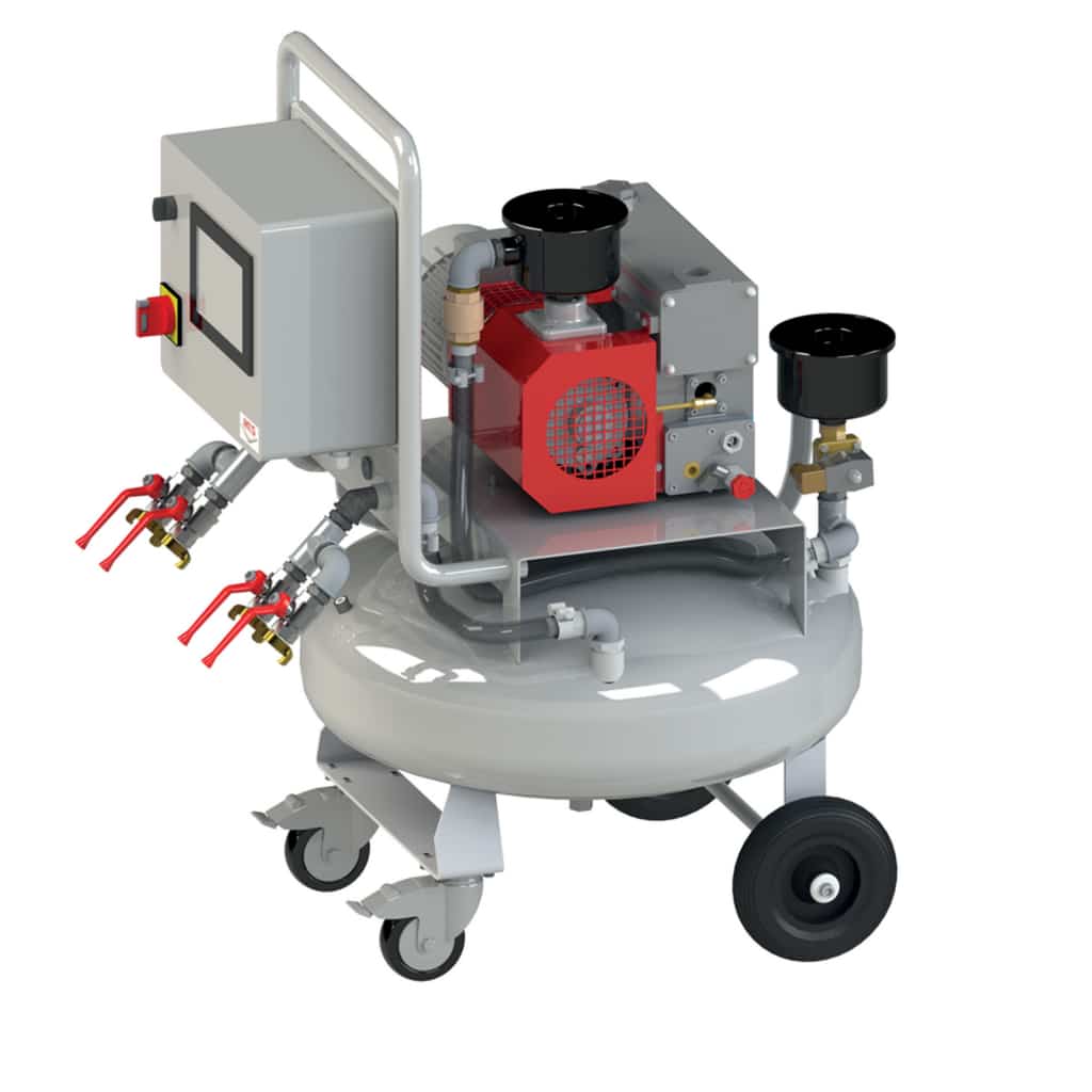 Centrale De Vide 2 Niveaux Compositvac Mobile