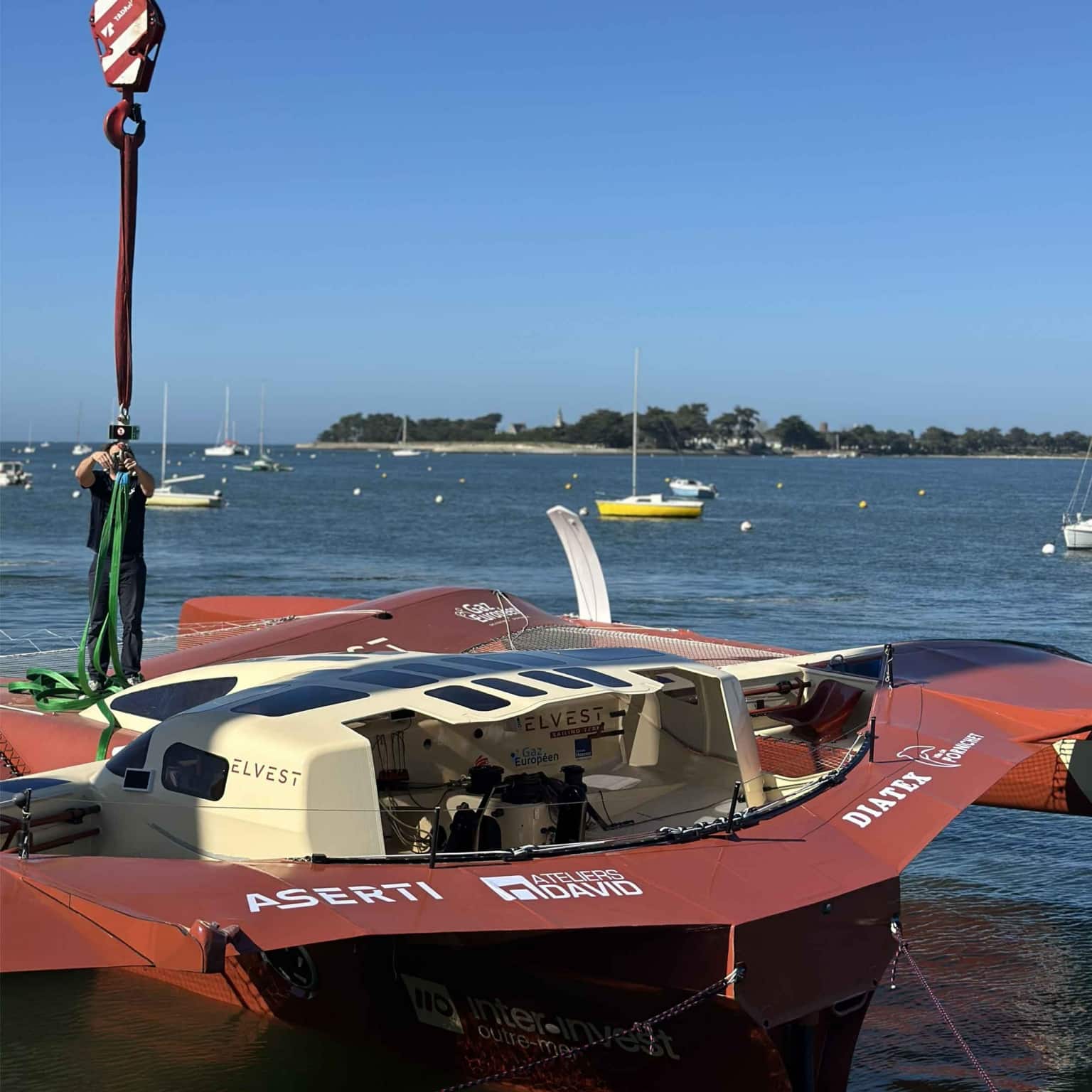 Entoilage Trimaran Elvest