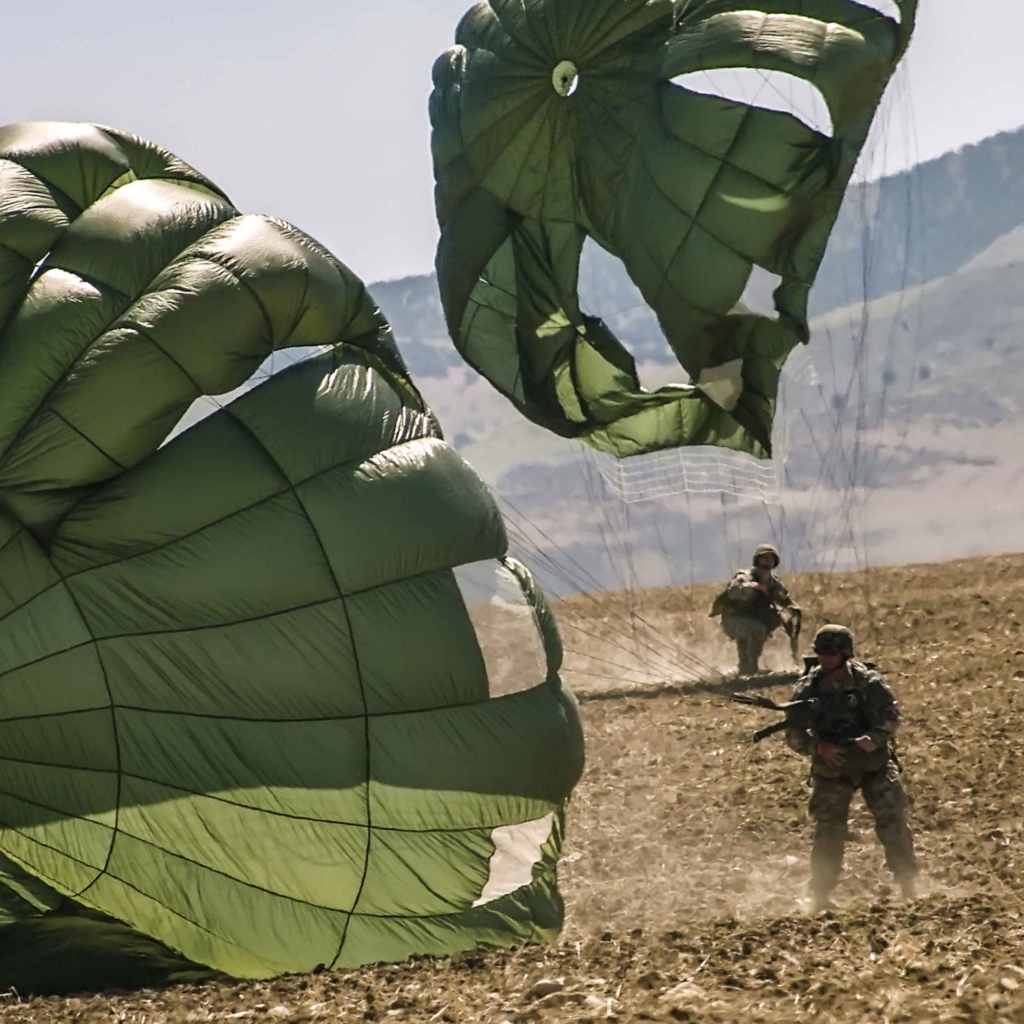 Parachute Militaire Tissu Technique