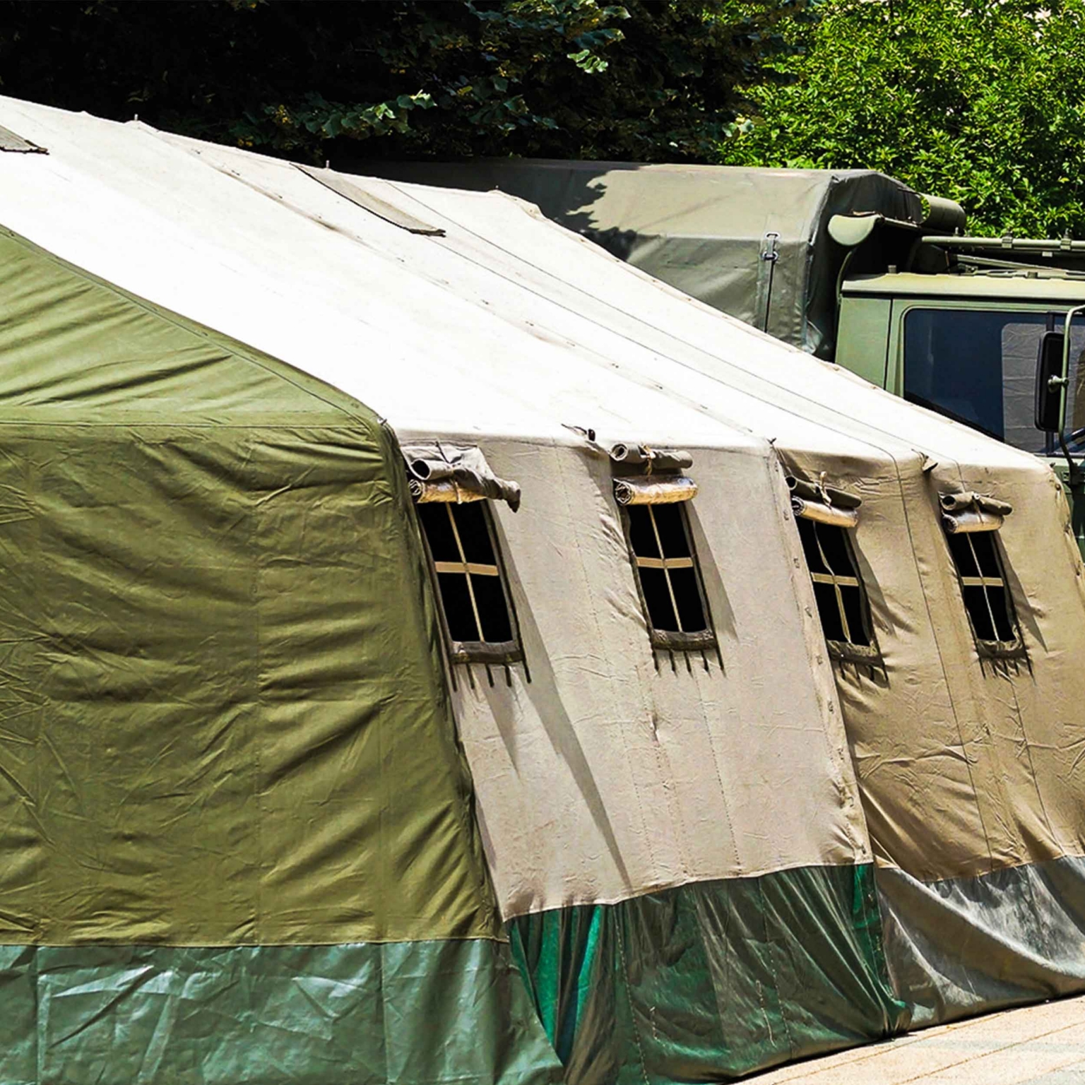 Tente Militaire Tissu Technique