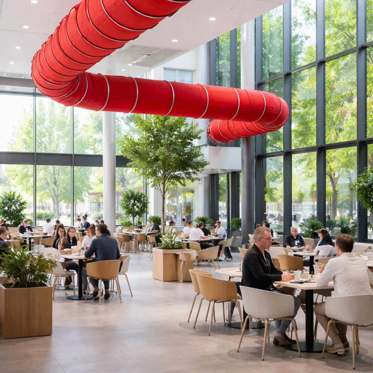 Gaine Textile Dans Lieux Publics